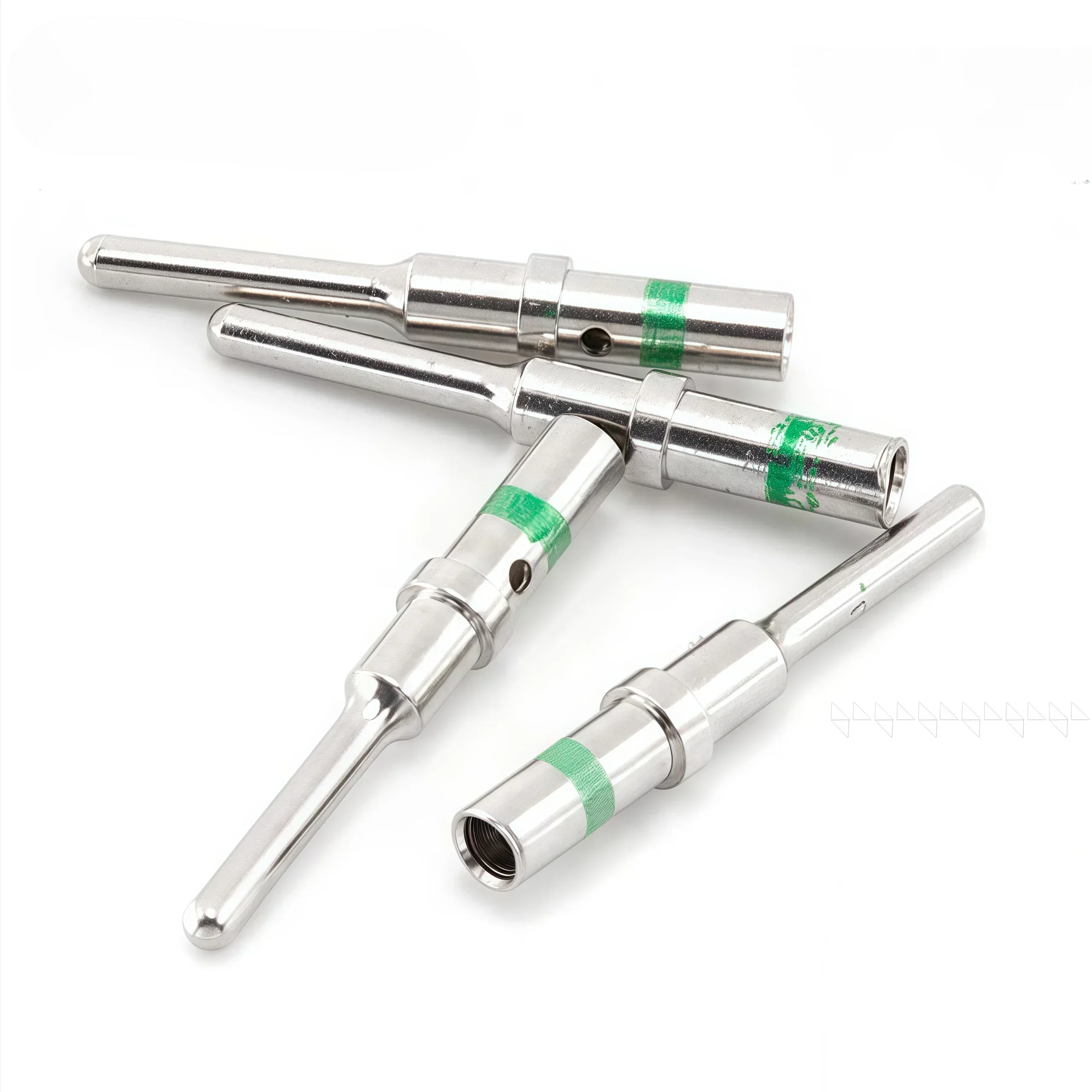 20 szt. DT 1,5 mm Styk pinowy serii 0462-201-16141 0460-202-16141 Stal nierdzewna 16AWG Deutsch Zacisk Solidny żeński męski — zdjęcie 3