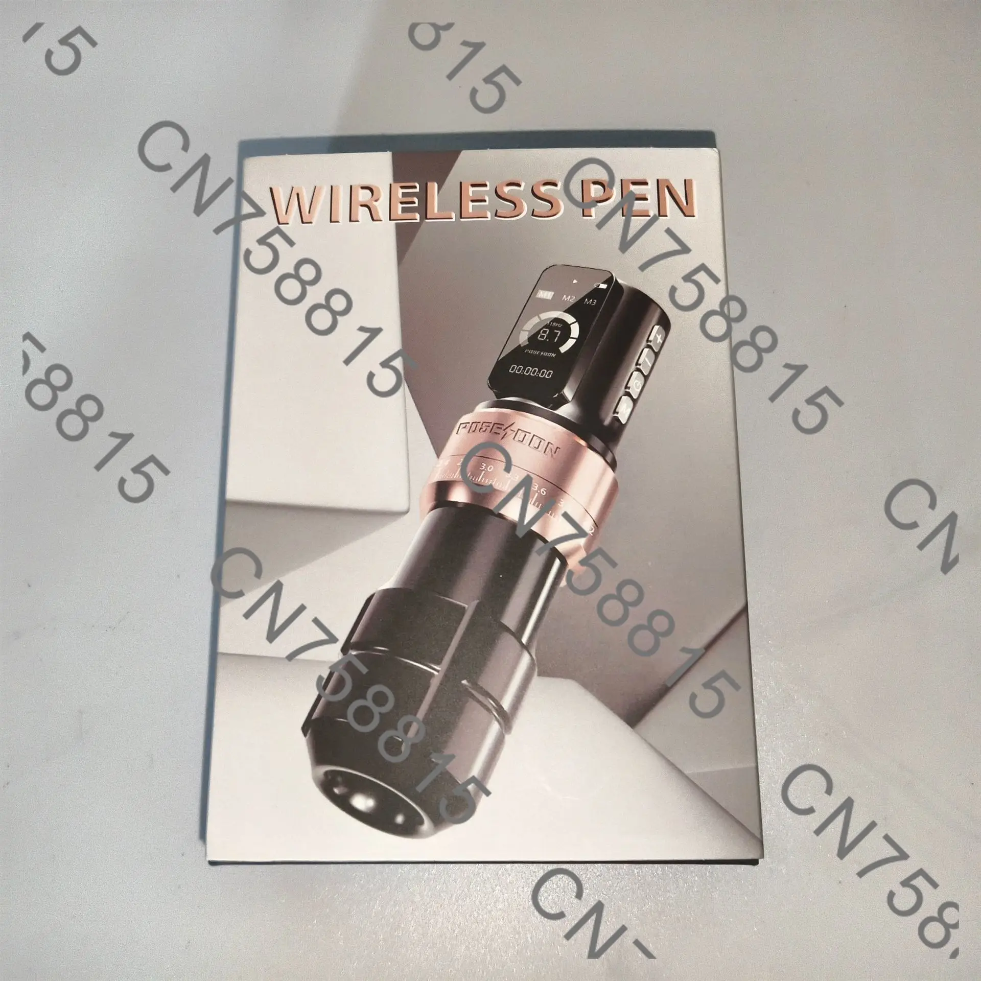 motor tattoo machine dual battery integrated PSESOON cross-border new model，Poseidon adjustable stroke wireless tattoo pen
