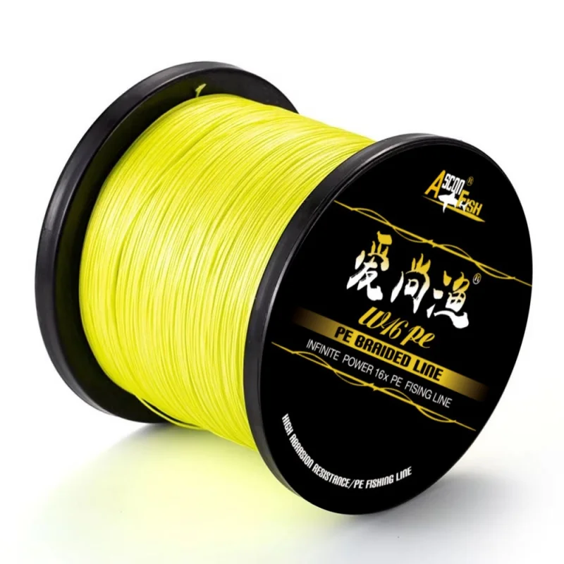 

Плетеная леска Dyneema PE, 16-жильная, 500 м, устойчивая к износу и перекусам, сверхпрочная, для морской рыбалки на приманки и крупной дичи.