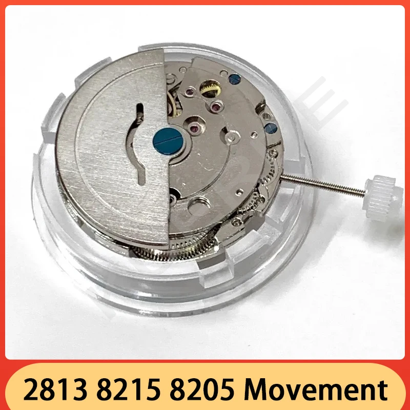 Новый высококачественный механизм с китайским жемчугом 2813 8215 8205, одинарный календарь, автоматический механический механизм, аксессуары для часов с красным колесом
