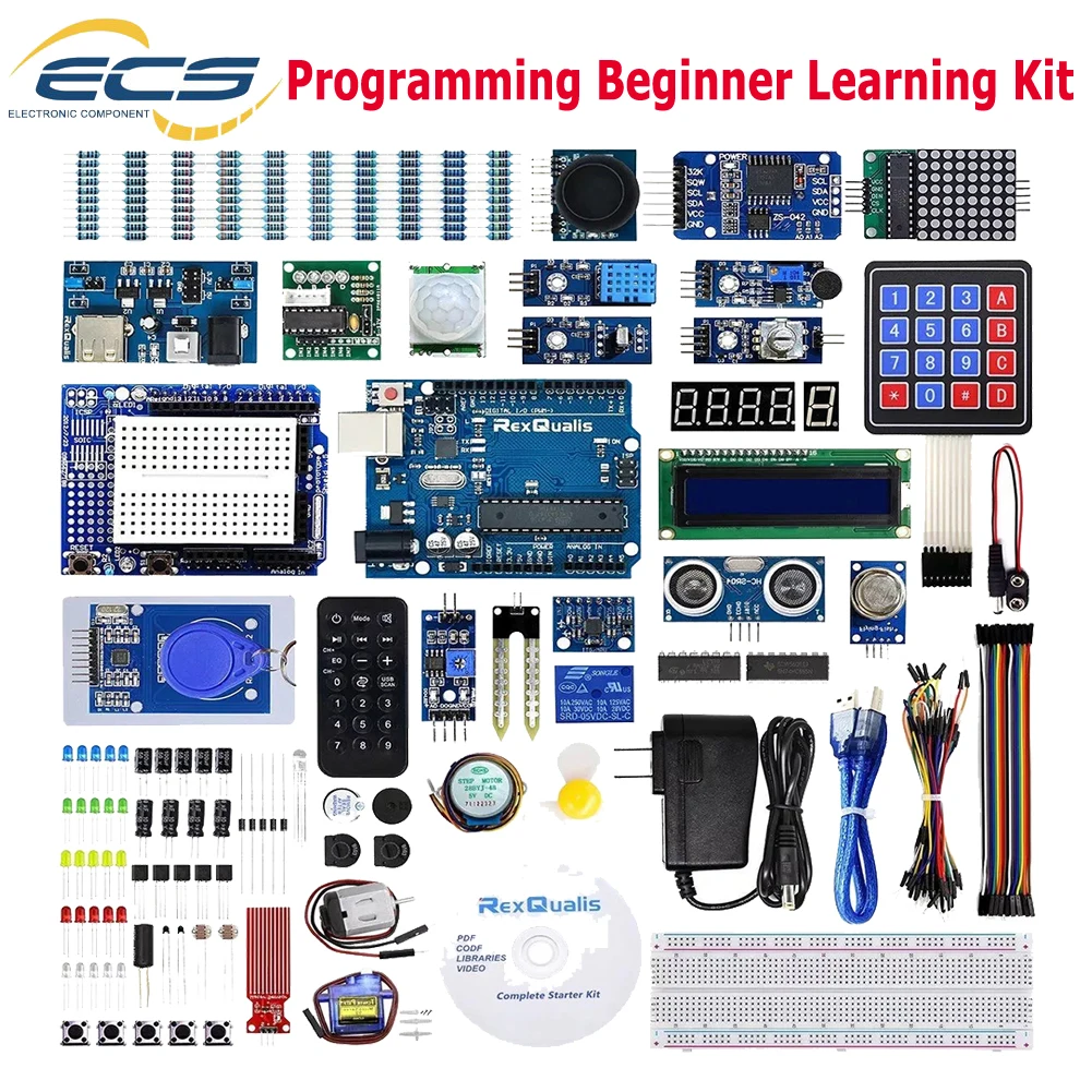 Full Version Starter Learning Kit for Arduino Programming Project DIY Electronics Laboratory Smart Beginner Kit for Arduino IDE