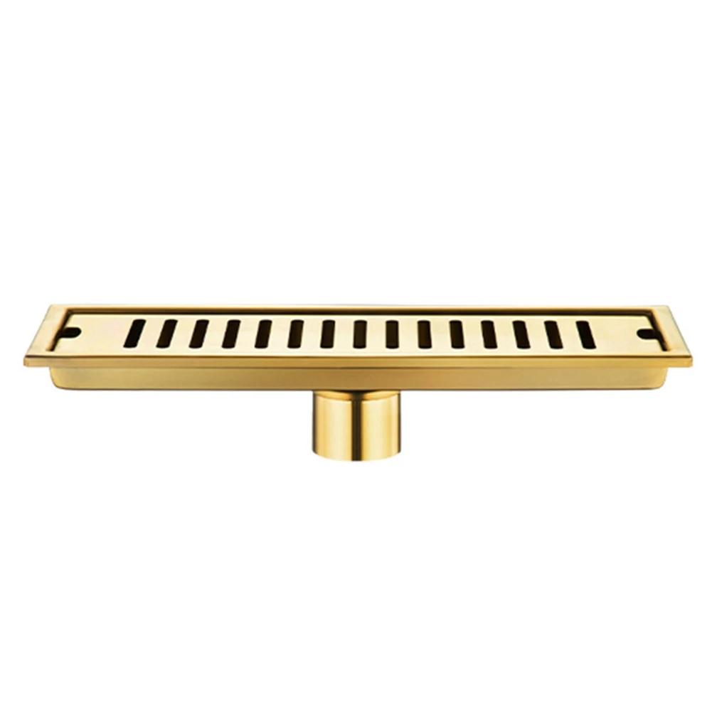 Gold Stainless Steel Drain Simple Cleaning Floor Drain Large Capacity Drain Scent for proof Drain Physical Sealing Technology