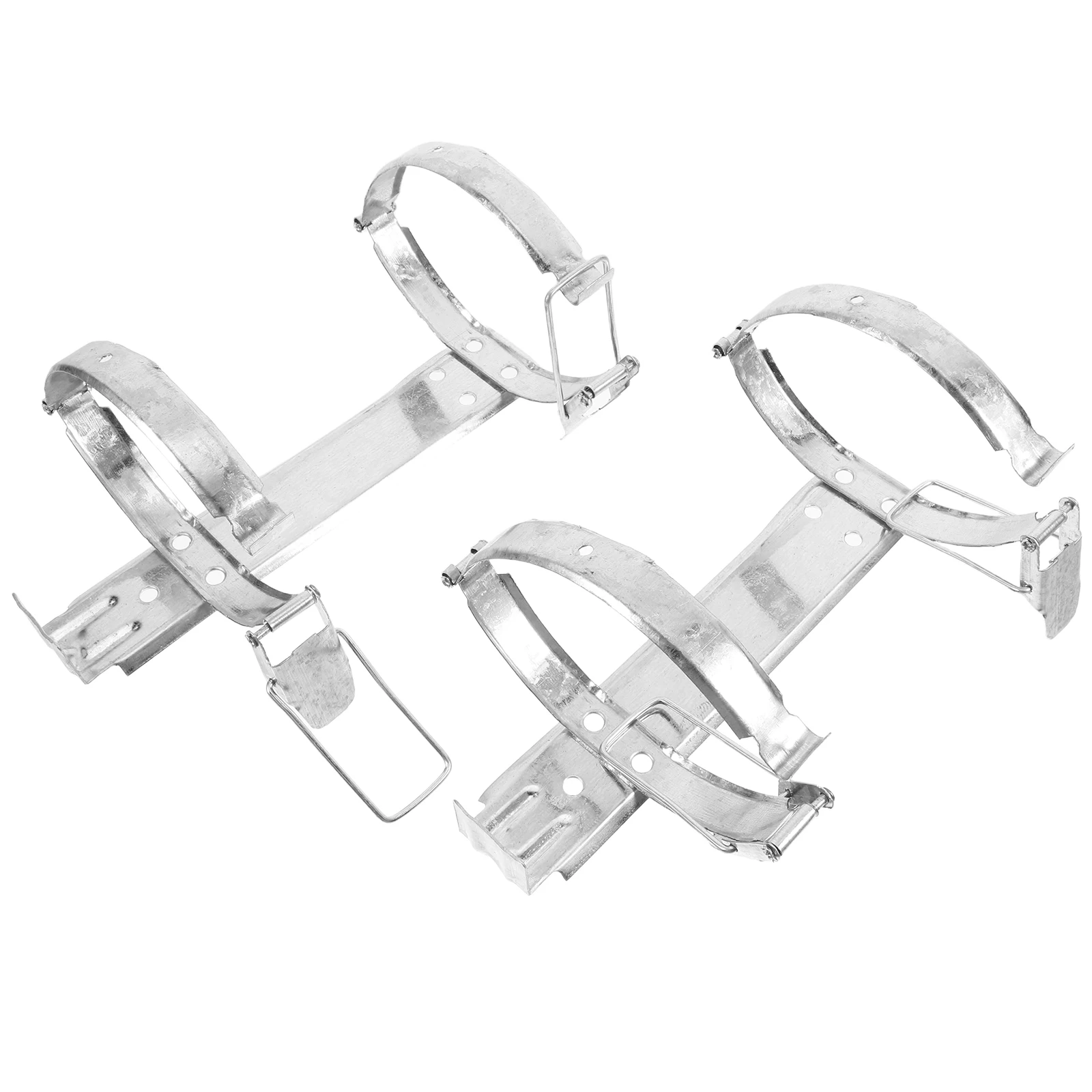 

2PCS Fire Extinguisher Brackets Stainless Steel Mounting Universal Vehicle Car Material Easy Installation SpaceSaving
