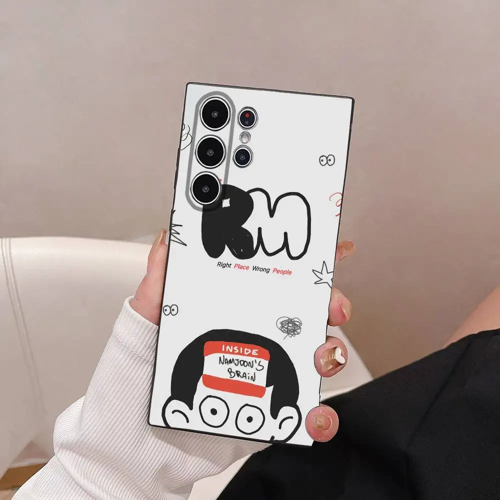 حافظة هاتف رائعة RM RPWP لهاتف سامسونج S series s21 s22 s23 s24 s25 FE Plus Ultra حافظة ناعمة وصديقة للبشرة