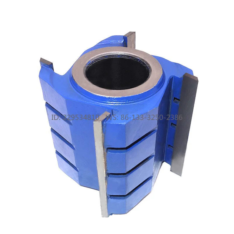 Woodworking spiral flat blade four-sided planer vertical milling trimming knife vertical shaft forming machine