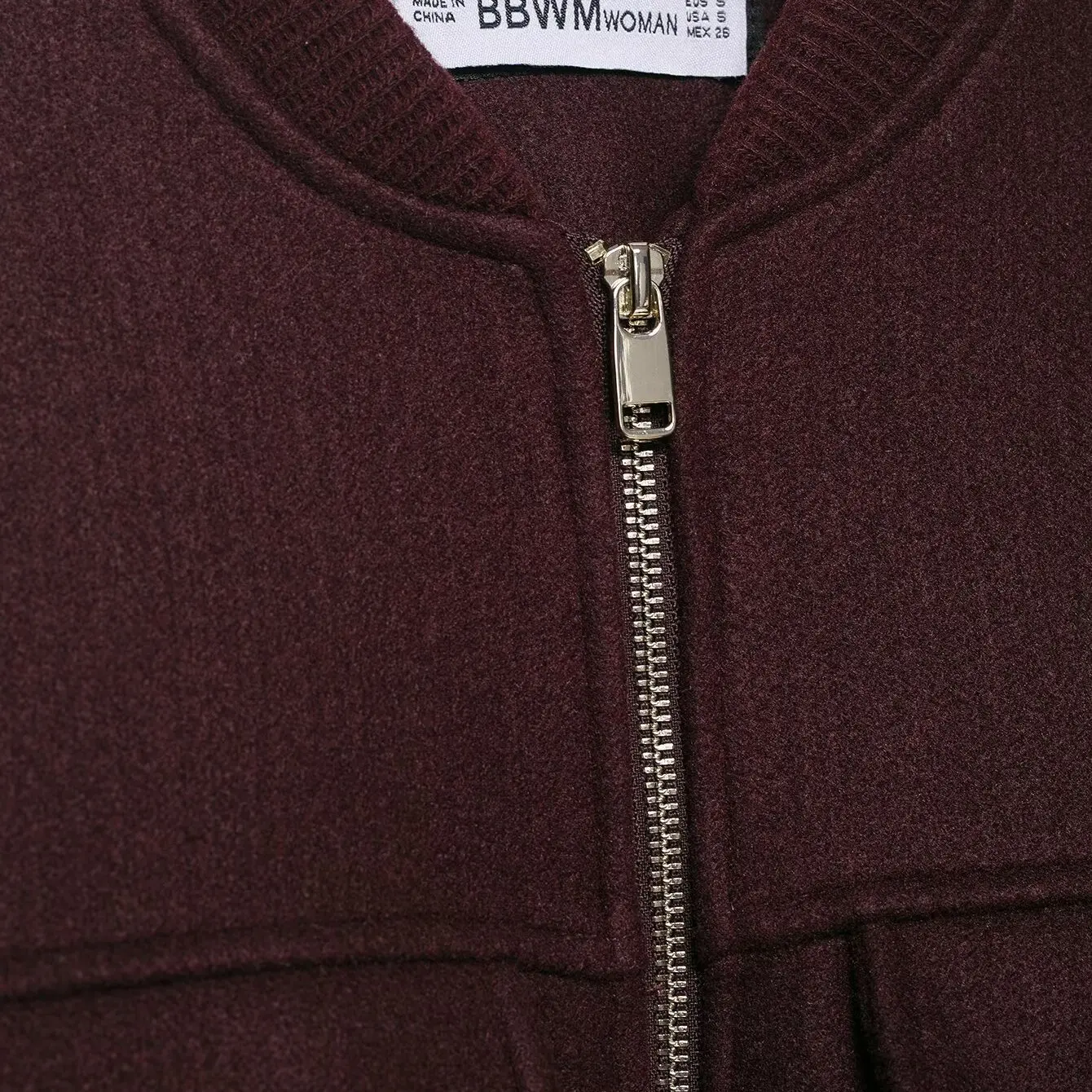 JNLEAOG Donna Faion Soft ort Jaet Autunno New Sle Versatile Tuta Sportiva Fibra di Poliestere Lungo Chiusura con Cerniera