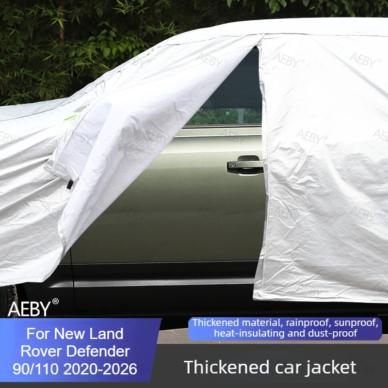 For New Land Rover Defender 90 110 2020-2026 All weather car cover waterproof UV resistant heat-insulating and dustproof Kit