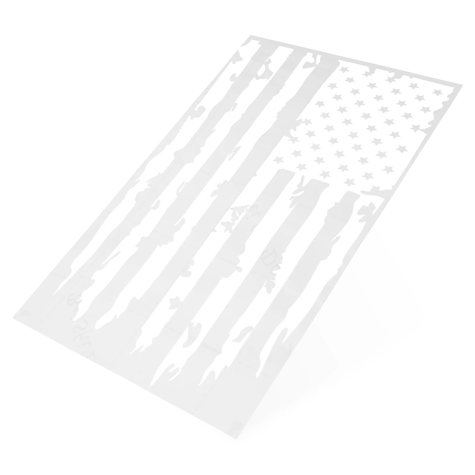 

American Flag Sticker White Pvc Decal Off-road Vehicles Easy Remove No Damage Waterproof Car Accessories Car Door