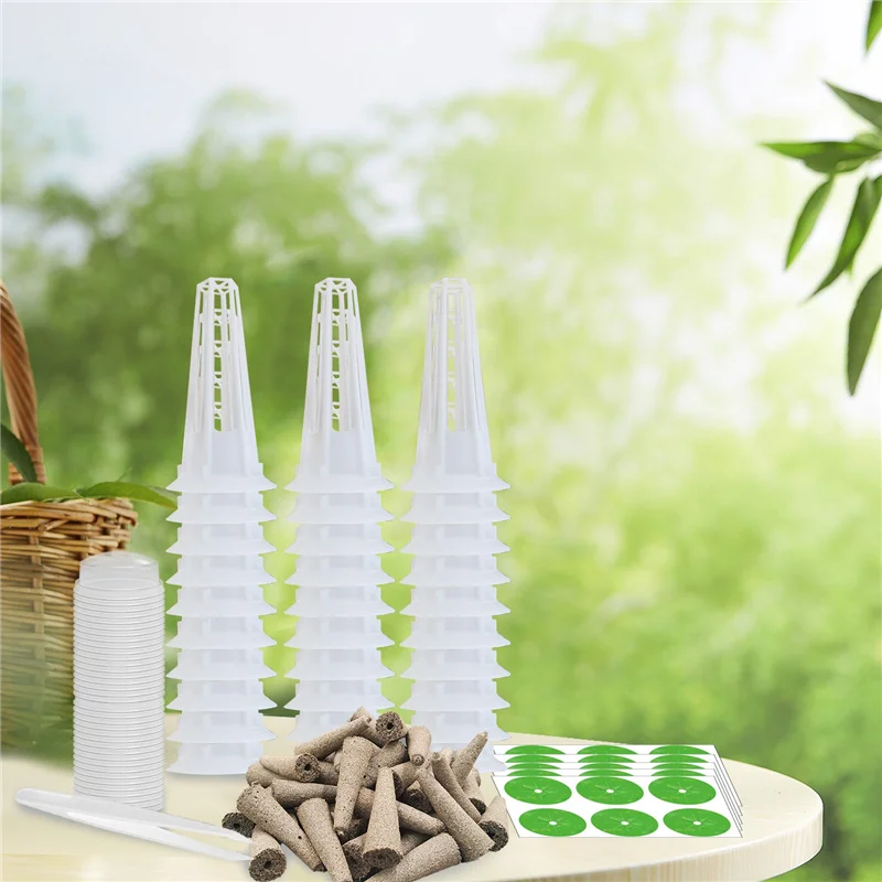 

AT29-Grow Baskets, Hydroponic Seed Starter Pods Baskets Replacement Compatible Hydroponic Growing System Easy To Use Transparent