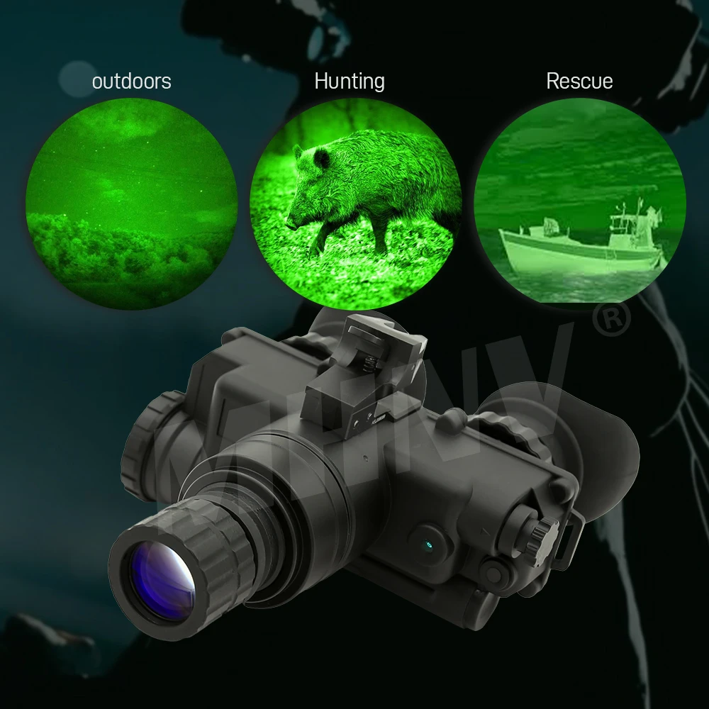 MHNV PVS-7 Fit Gen 2 Gen 3 IIT FOM 1400+ Night Vision Binoculars Head Mounted Night Vision Goggles Binocular PVS 7 Housing Kit