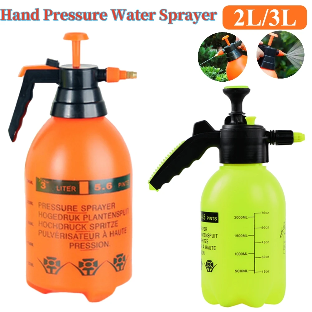 

2/3L Pressure Sprayer Spray Handheld Garden Pump Sprayer Lawn Garden Care For Plants And Other Watering Auto Clean Pump