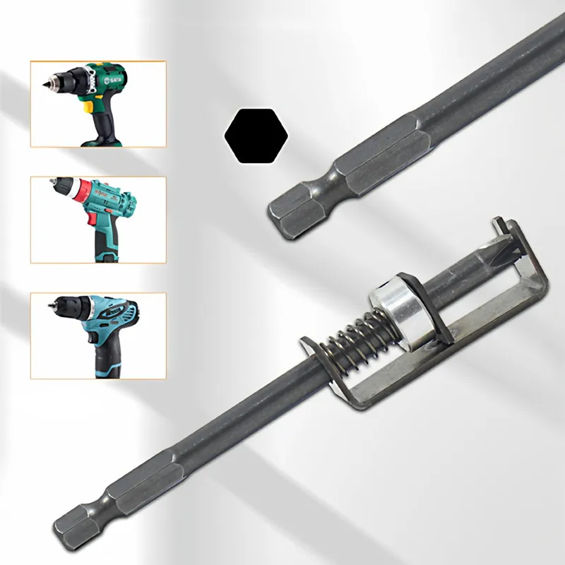 Screw Bit Holder Spring-Loaded Screw Holder Bit Retaining Adapter Tool Quick Release Attachment For Garage Repair Hardware Home