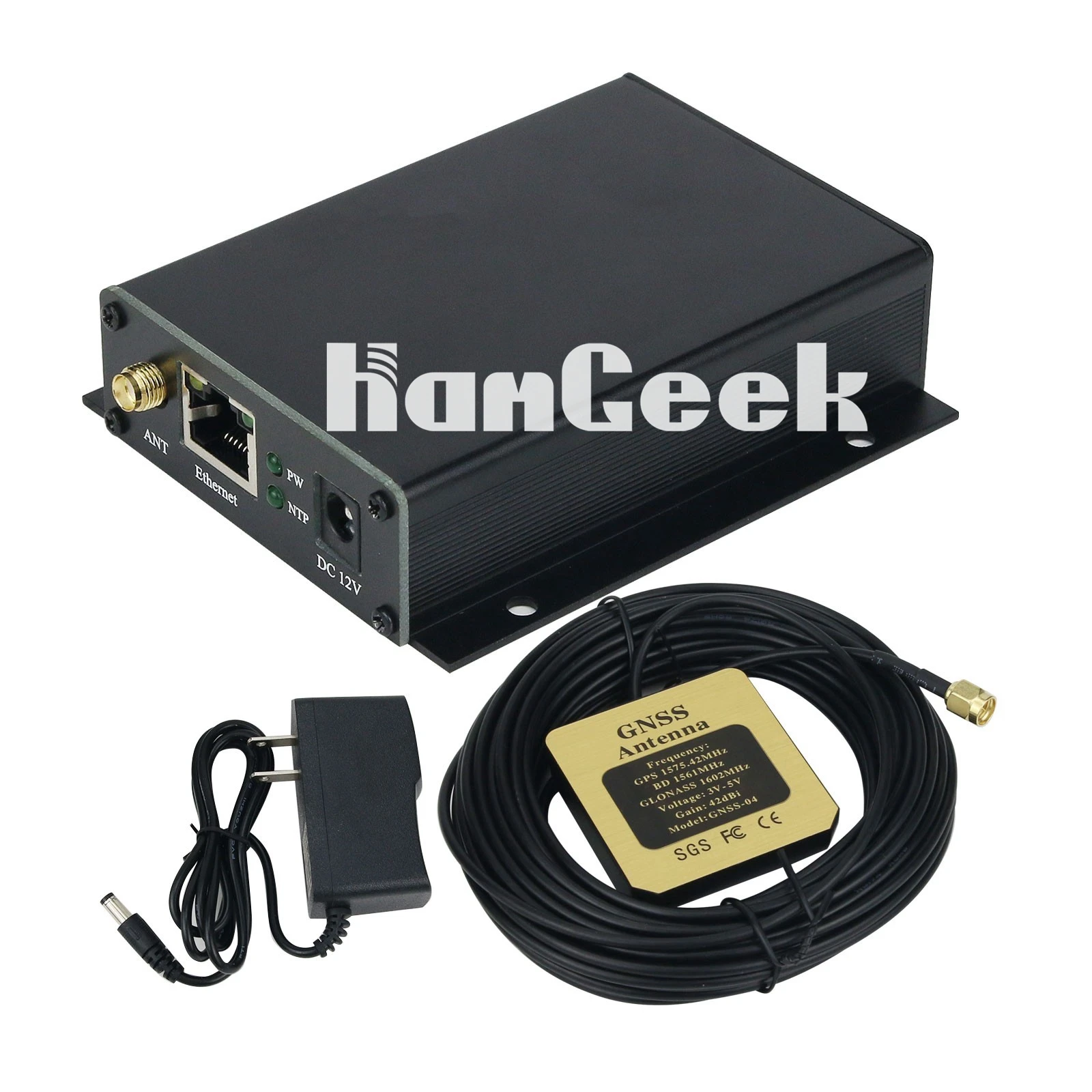 

Hamgeek FC-NTP-MINI NTP Server Desktop Network Time Server w/ One Ethernet Port For GPS Beidou GLONASS QZSS