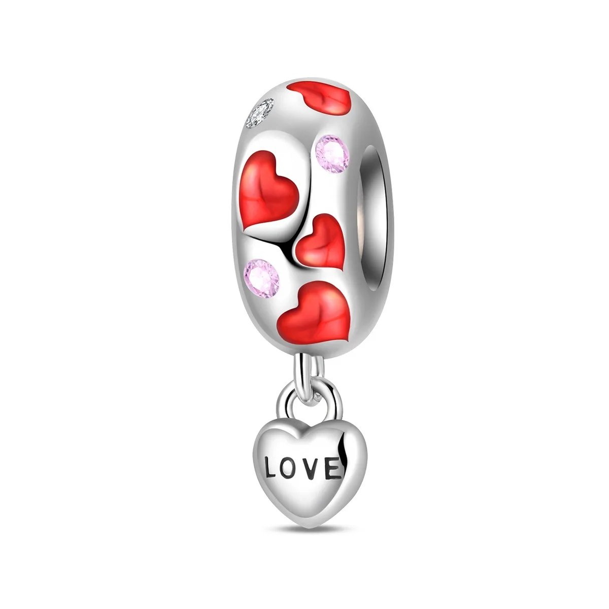 Silver Plated Beads Fit Bracelets, DIY Gift Accessory
