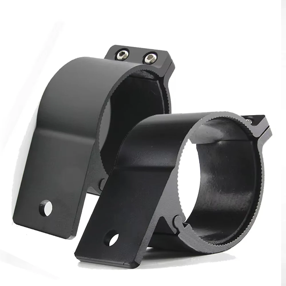 2PCS Tube Clamp Mounting Bracket for LED Light Bar Off-Road fog Light Horizontal Bar Tube Clamp Roof Roll Cage Work Light Holder