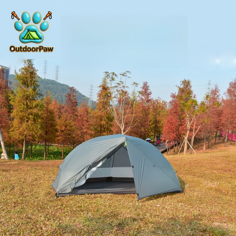 15D Silicon Coated Single Lightweight Backpack Tent Tear-proof Waterproof Tent Ultra-light and Portable Design