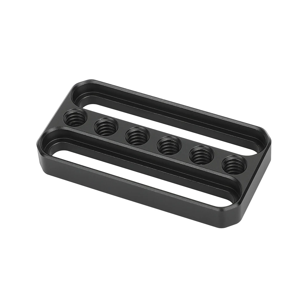 

Mini Cheese Plate Extension Plate with 1/4"-20 3/8"-16 Thread Holes For DSLR Camera Accessories DIY Configuration