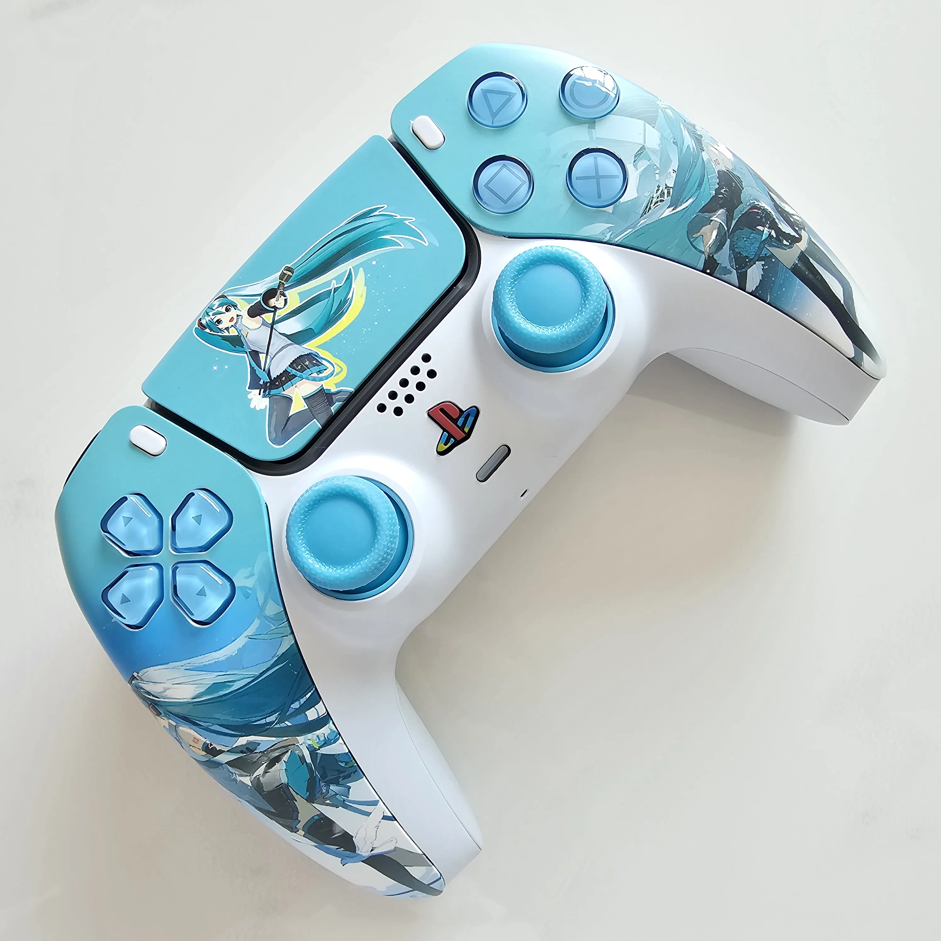 Sony Ps5 Game Console Handle Original Custom Modified Ps5 Original Handle Ps5 Wireless Controller: Hatsune Miku