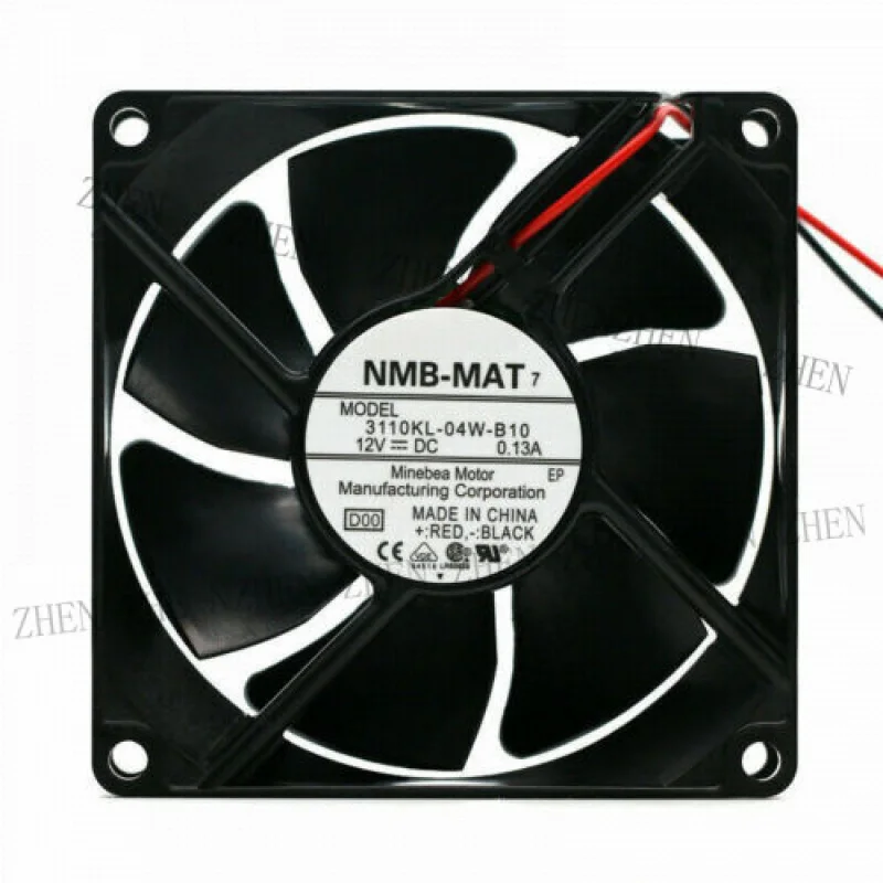 

Y 1 шт. 3110KL-04W-B10 12 В 0,13 А 8025 8 см Тихий вентилятор охлаждения с двойным шариком