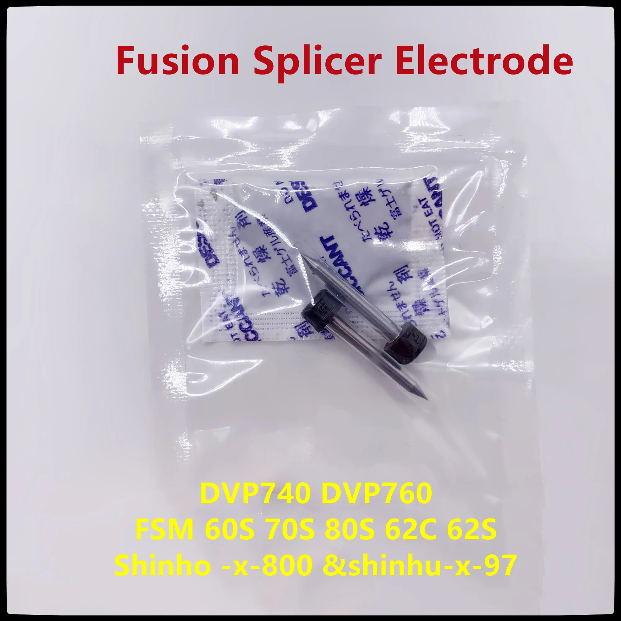 

Optic Fiber Electrodes for DVP740 DVP760 FSM 50S 60S 70S 80S 62C 62S Shinhu-x-800 shinhu-x-97 Elecrodes for Fusion Splicer