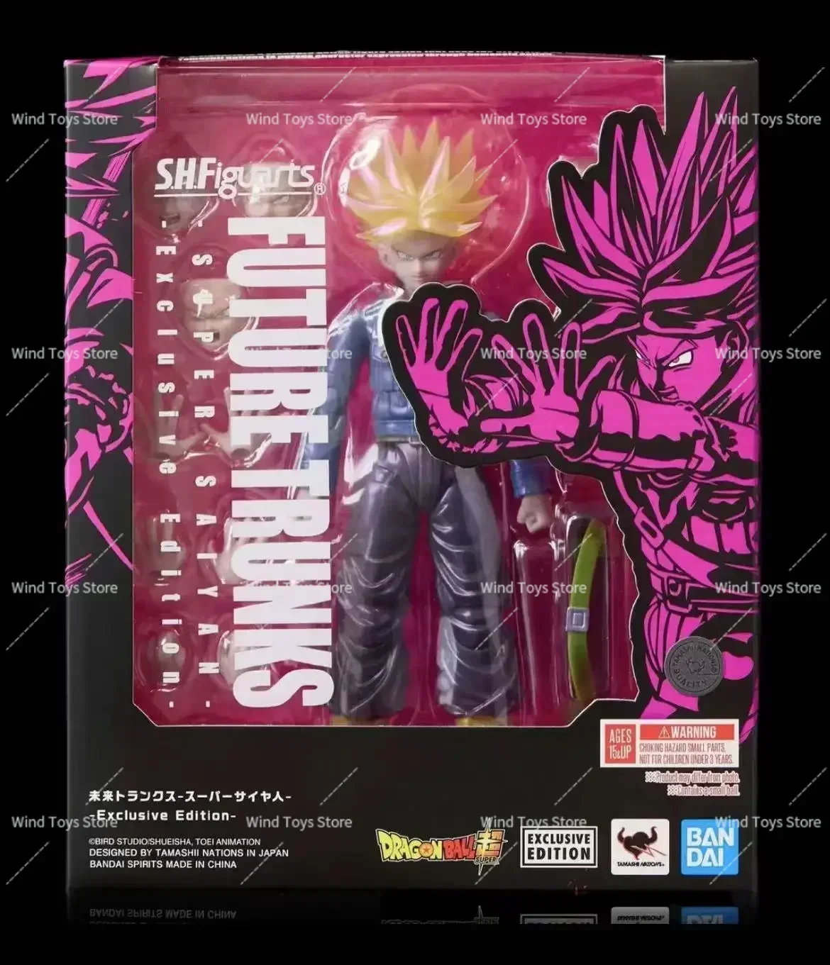 100% الأصلي بانداي لعبة دراغون بول Sh Figuarts Son Goku Son Gohan Kid Jire Trunks Shf 2024 SDCC طبعة حصرية شخصيات الحركة