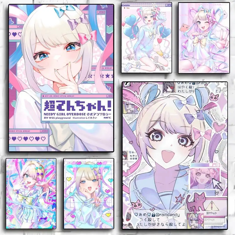 Anime Needys Girl Overdose Poster High Quality Print Home Decor Wall Art Mural Room Bar Decoration