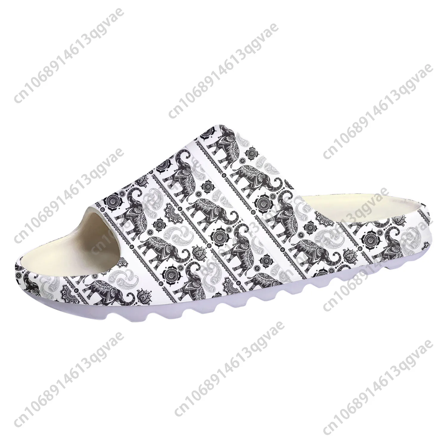 New Elephant Print Soft Sole Sllipers Home Clogs Customized Water Shoes Mens Womens Teenager Stepping on Shit Beach Sandals