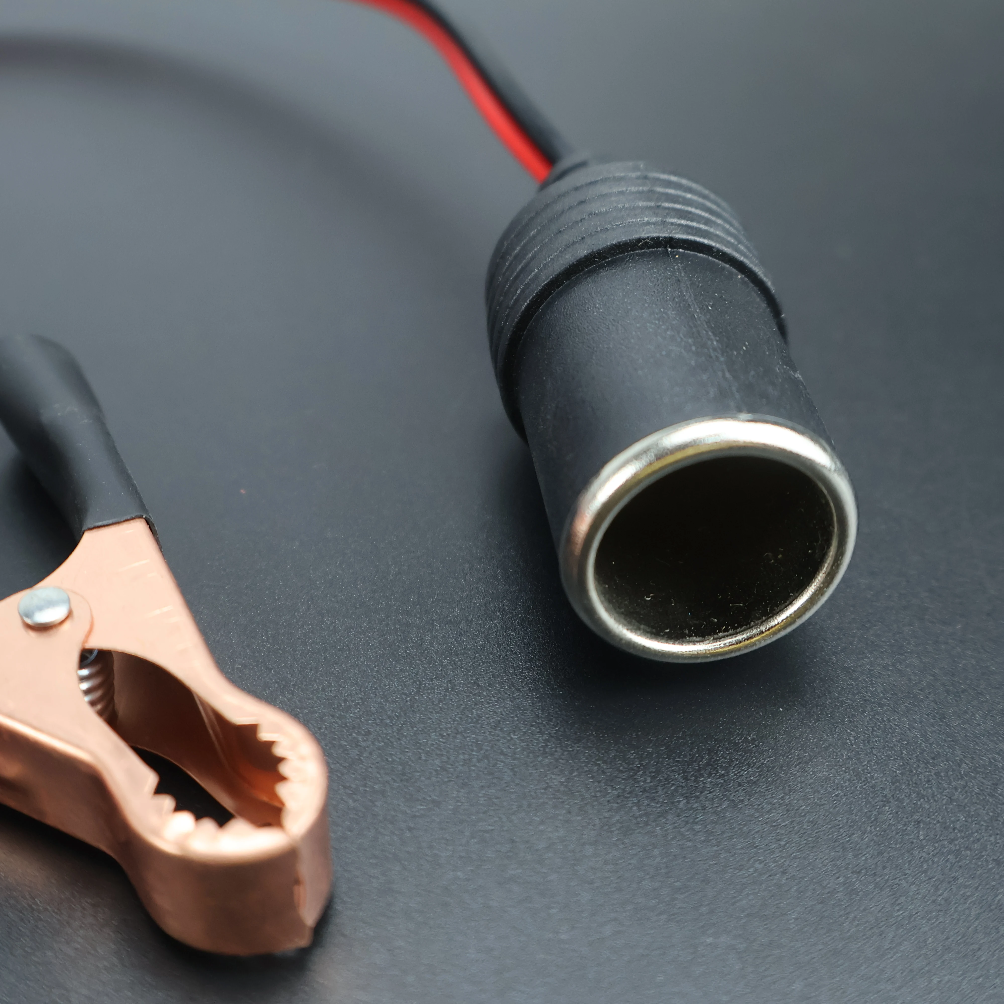 بطارية السيارة الطرفية كليب على ولاعة السجائر محول مقبس الطاقة 12 فولت التخييم عيد الميلاد #5