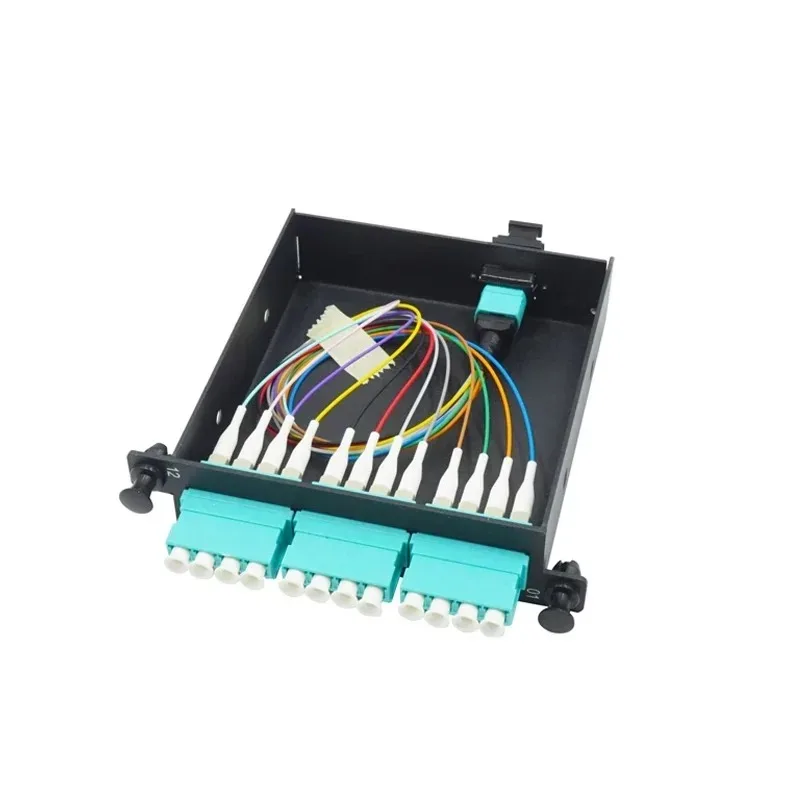 MPO/MTP LGX Box 12 Ports LC Cassette Box OM3 Fiber Optical Module