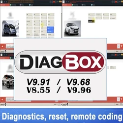 Diagbox V9.96 V9.91 V9.68 V8.55 aggiornamento completo per Lexia3 PP2000 Lexia-3 Diagbox 9.96 per strumento diagnostico Citroen/peogot a 2022