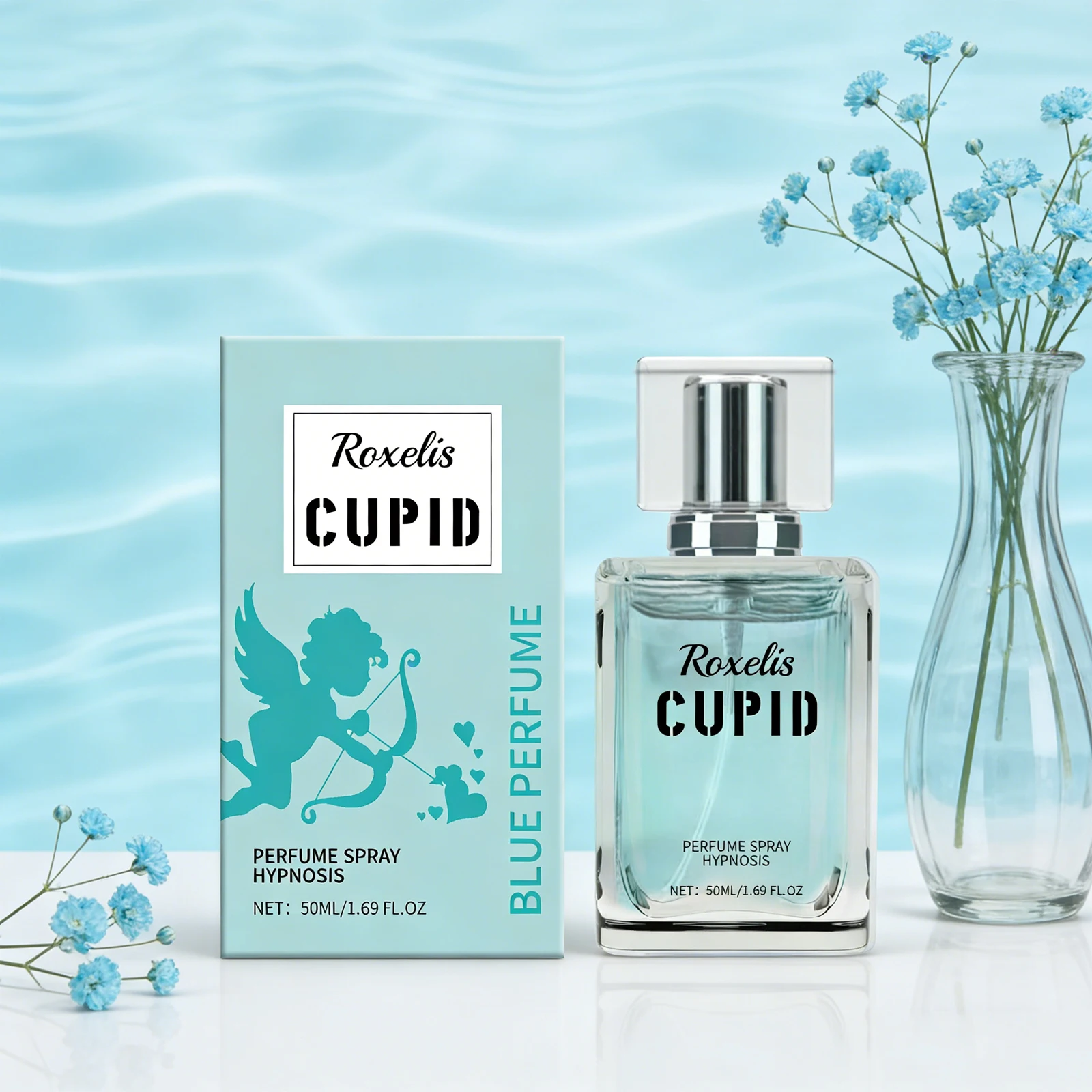 

Roxelis 50 ml Cupid Eau de Parfum for Women Elegant Fresh Fruity Fragrance Sophisticated Scent Perfect for Dating
