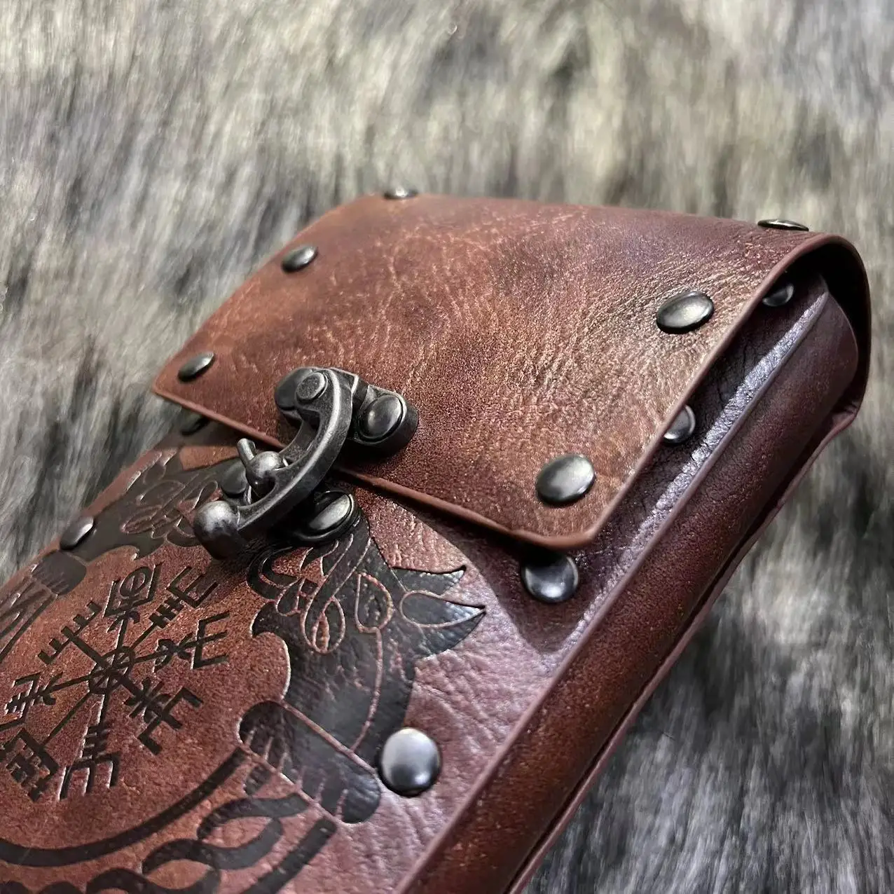 Steampunk mittelalter liche Tasche Tasche Wikinger Gürtel Leder Telefon Brieftasche Steampunk Piraten Kostüm Reise Taille Gürtel taschen Geldbörse für Erwachsene