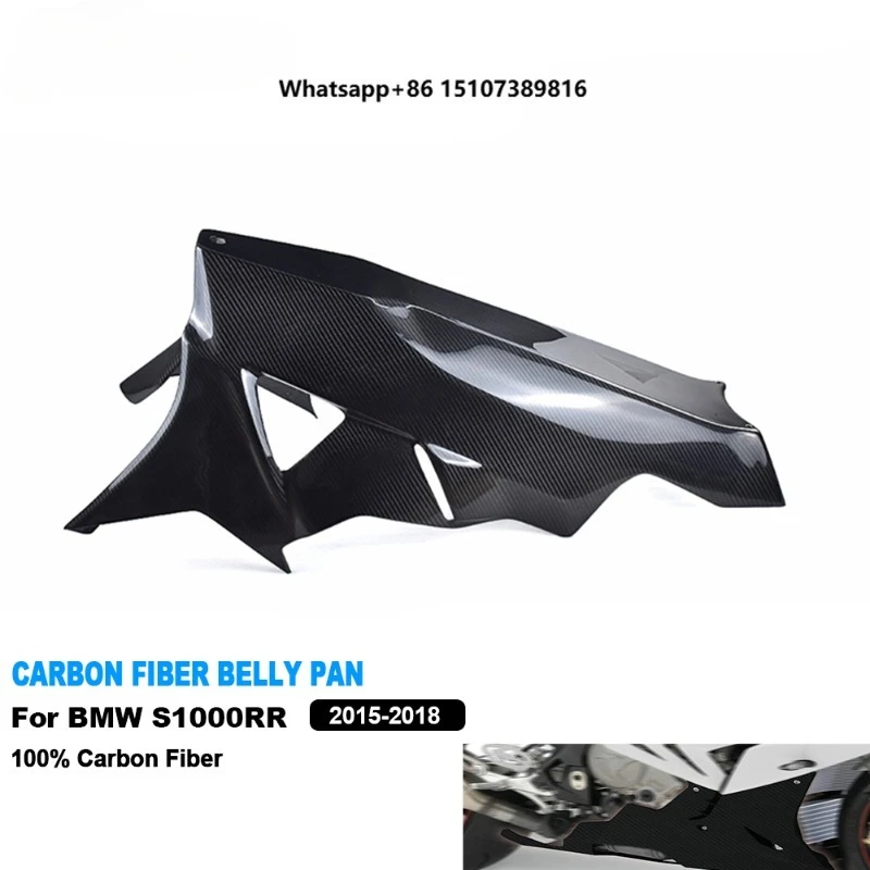 

Motorcycle Twill Weave 100% Carbon Fiber Side Under Fairing Panel Belly Pan Panel Cowl Fairing for S1000RR 2009-2014