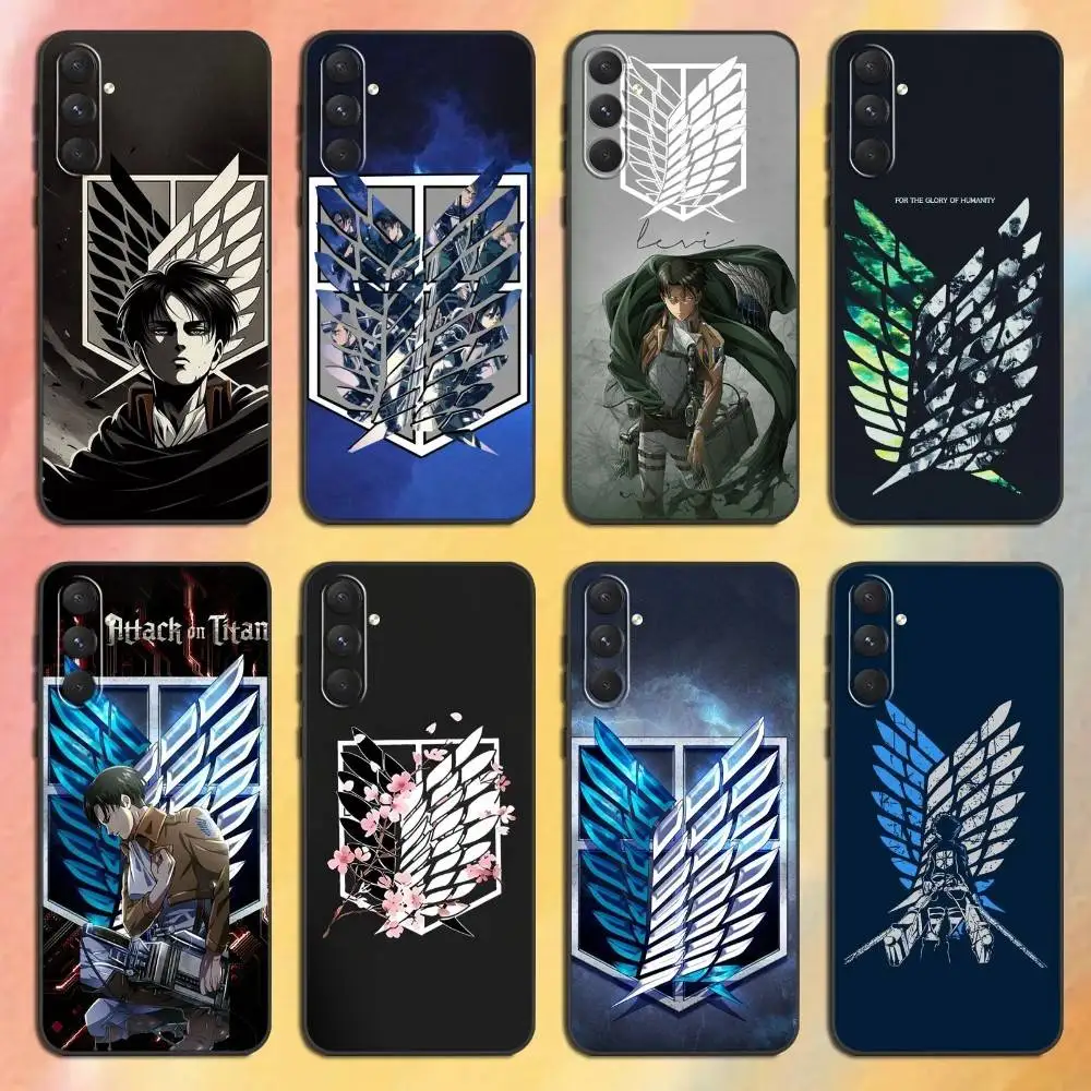 Attack On Titan  Phone Case For Samsung S26,S25,S24,S23,S22,S21,Plus,Fe,Lite,Others Black Cover