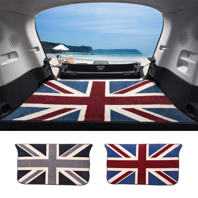 Custom Car Trunk Mat Car Accessories Union Flag Styling For Smart Fortwo ForFour 451 453 2007 2008 2009 2010 2011 2012 2013 2014