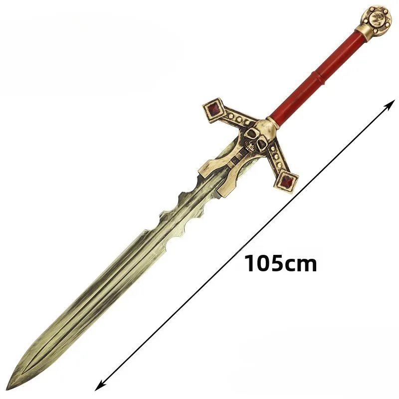 105 cm/41.34in Warhammer 40000 Teschio Spada PU Modello Puntelli Cosplay Lungo Samurai Periferiche di Gioco Display Regalo Ornamenti Artigianato Giocattolo