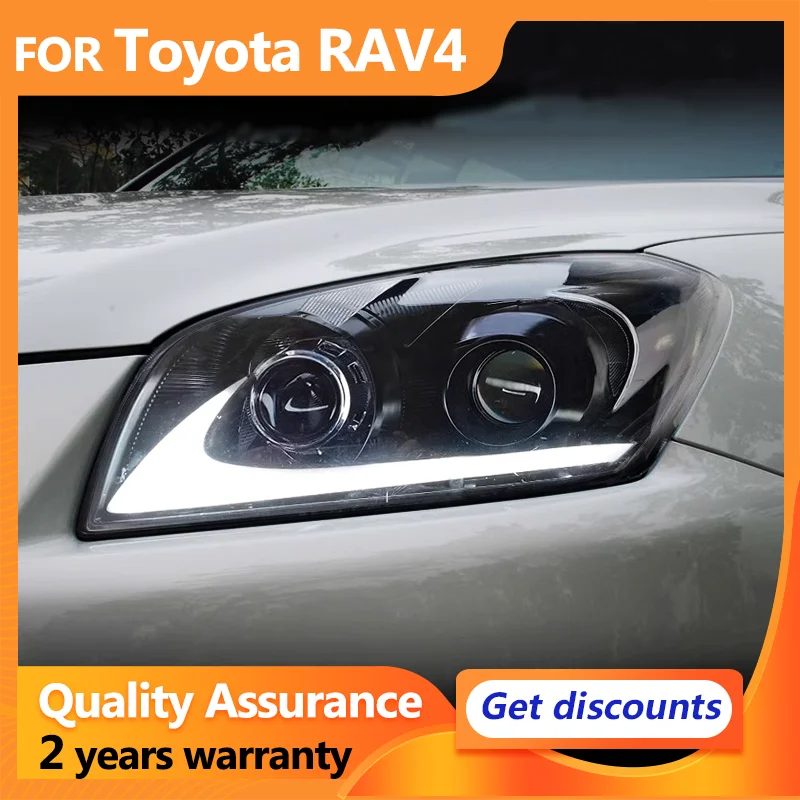 

Car Head Lamps For Toyota RAV4 2009 2010 2011 2012 Front Lights LED Turn Signal DRL Headlight Projector Lens Refit LED Headlamps