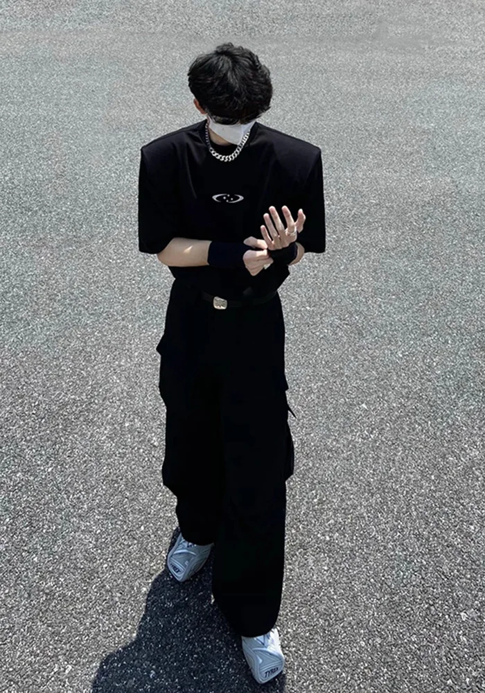 

Брюки рабочие Bla Paratrooper, удлиненные, мужские, в американском стиле, летние, для горного туризма, широкие, с легким расклешением, в западном стиле