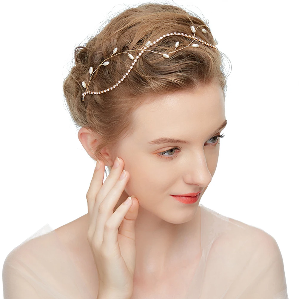 

Rhinestone Crown Hair Band Headdress for Bride Bridesmaid Wedding Decoration Prom Pageants Parties Birthdays Special