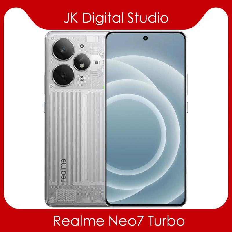 هاتف محمول Realme Neo 7 Turbo 5G غير مقفول MTK Dimensity9400e 6.8 بوصة 144 هرتز 50 ميجابكسل 7200 مللي أمبير 100 وات شاحن داش NFC OTA Neo7 Turbo #1