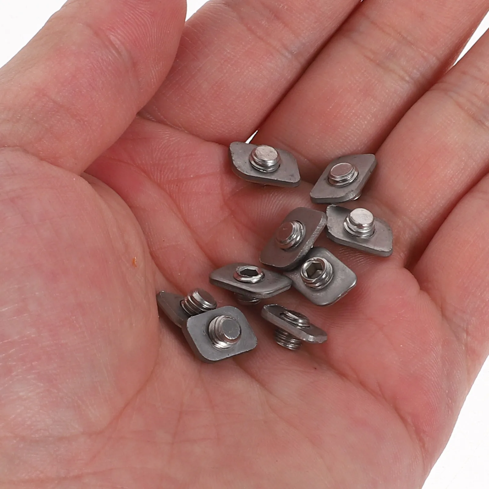 

20pcs Stainless Steel Lock Stopper Adjustable Sliding Limiter For Home Office Security, Window Hardware Restrictor, Door Window