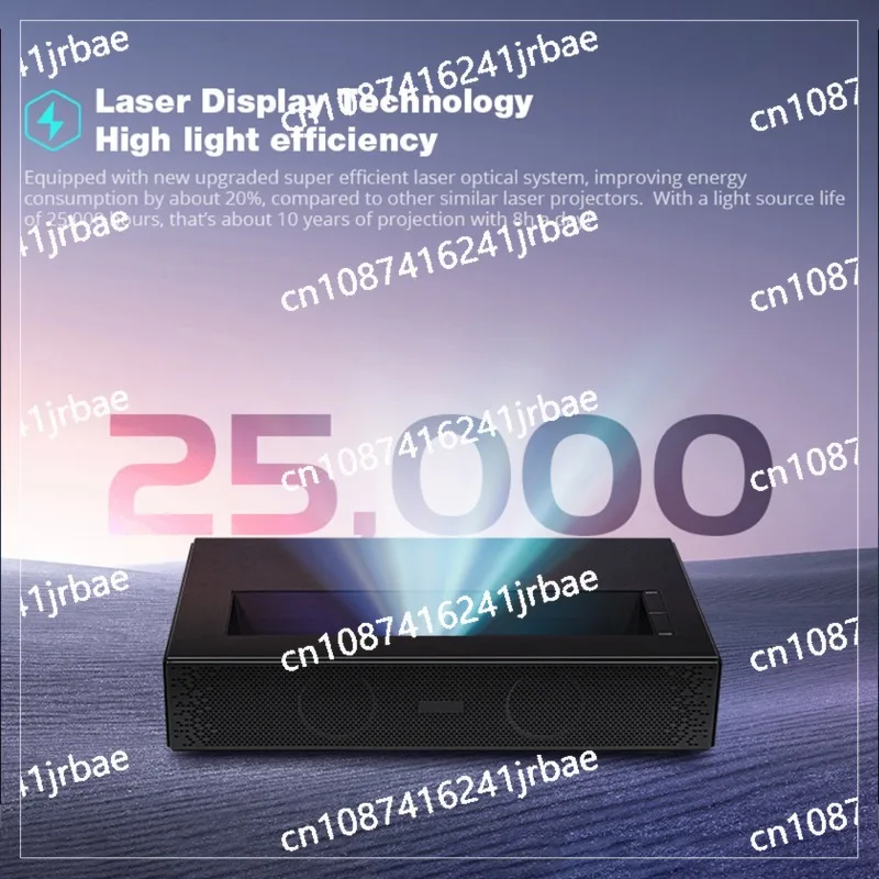 4K three-color laser ultra-short focus Android DLP projector home ultra-high definition laser TV projector 2G + 32G