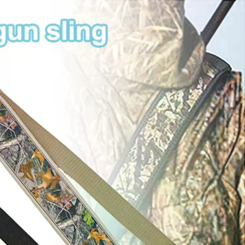 2-Point Harness With Swivels Shoulder Pads Shoulder Strap Length Nylon Adjustable Shoulder Straps For Outdoors Hunting