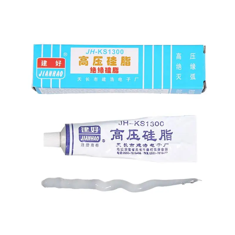 

High Voltage Silicon Grease Insulation Rust Moistureproof Translucent Non-Curing For TV FBT Component High Pressure Parts