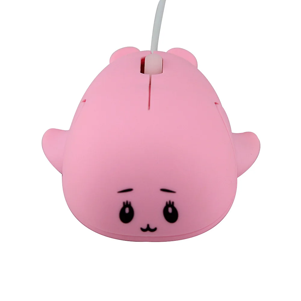 Cute cartoon wired mouse for children mini girls office home computer laptop gift mouse wholesale