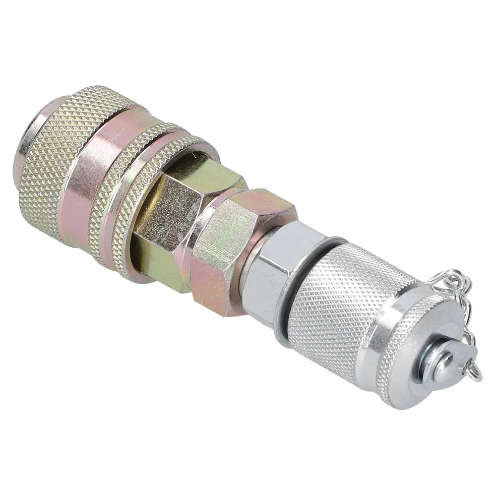 

G1/8 Hydraulic Pressure Test Coupling Male Female Threaded Light Weight Quick Coupling Connector High Temperature Resistance