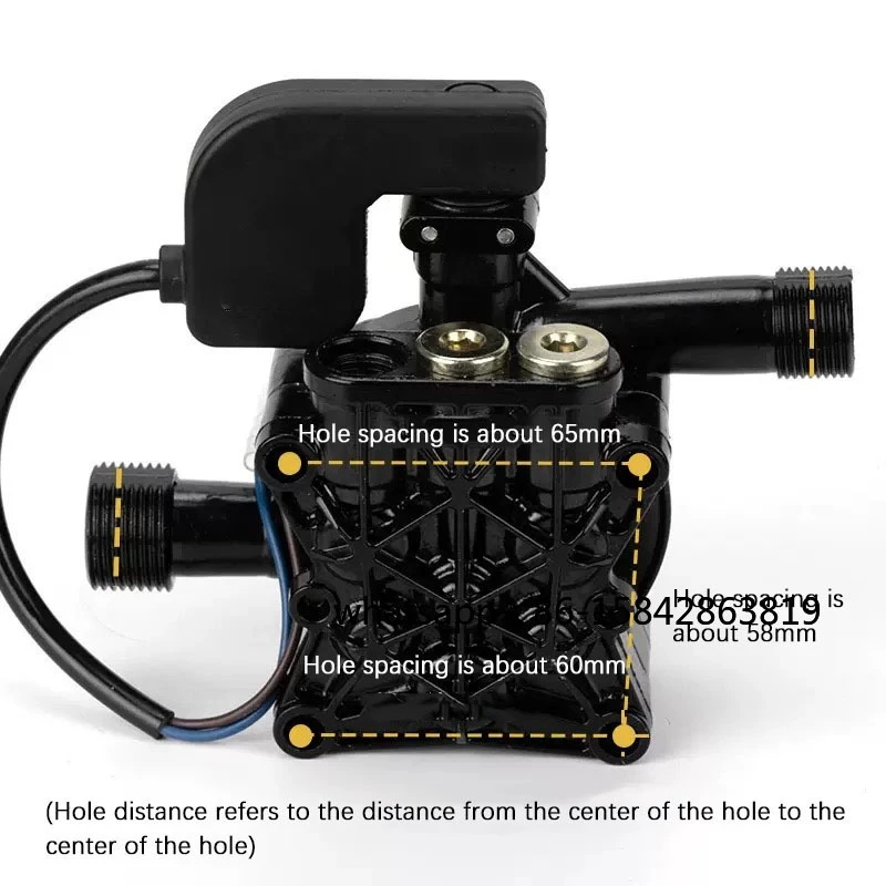 220V Plunger Assembly Pump Head Replacement Fittings For Handheld Household High Pressure Car Washing Equipment