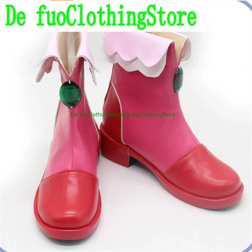 Fain jumeaux princesses du pays des merveilles planète Cosplay chaussures bottes jeu Anime Halloween DefuoClothing magasin de chaussures
