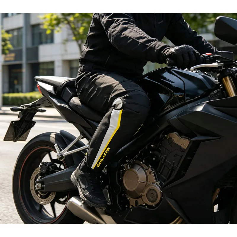 Windproof Thermal Motorcycle Knee Guards Reflective Anti-Collision Knee Warmer Leg Sleeves Protective Gear for Motorbike Racing