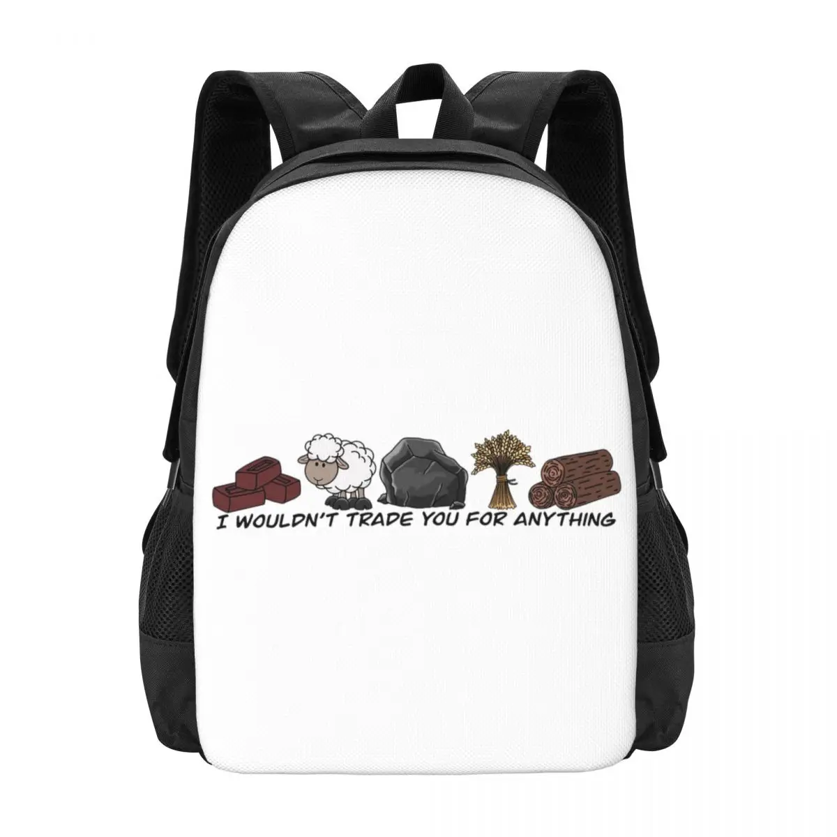 I Wouldn't Trade You For Anything-Catan Mochila en oferta, mochila de gran capacidad, mochila escolar, bolsos de hombro para hombres y mujeres